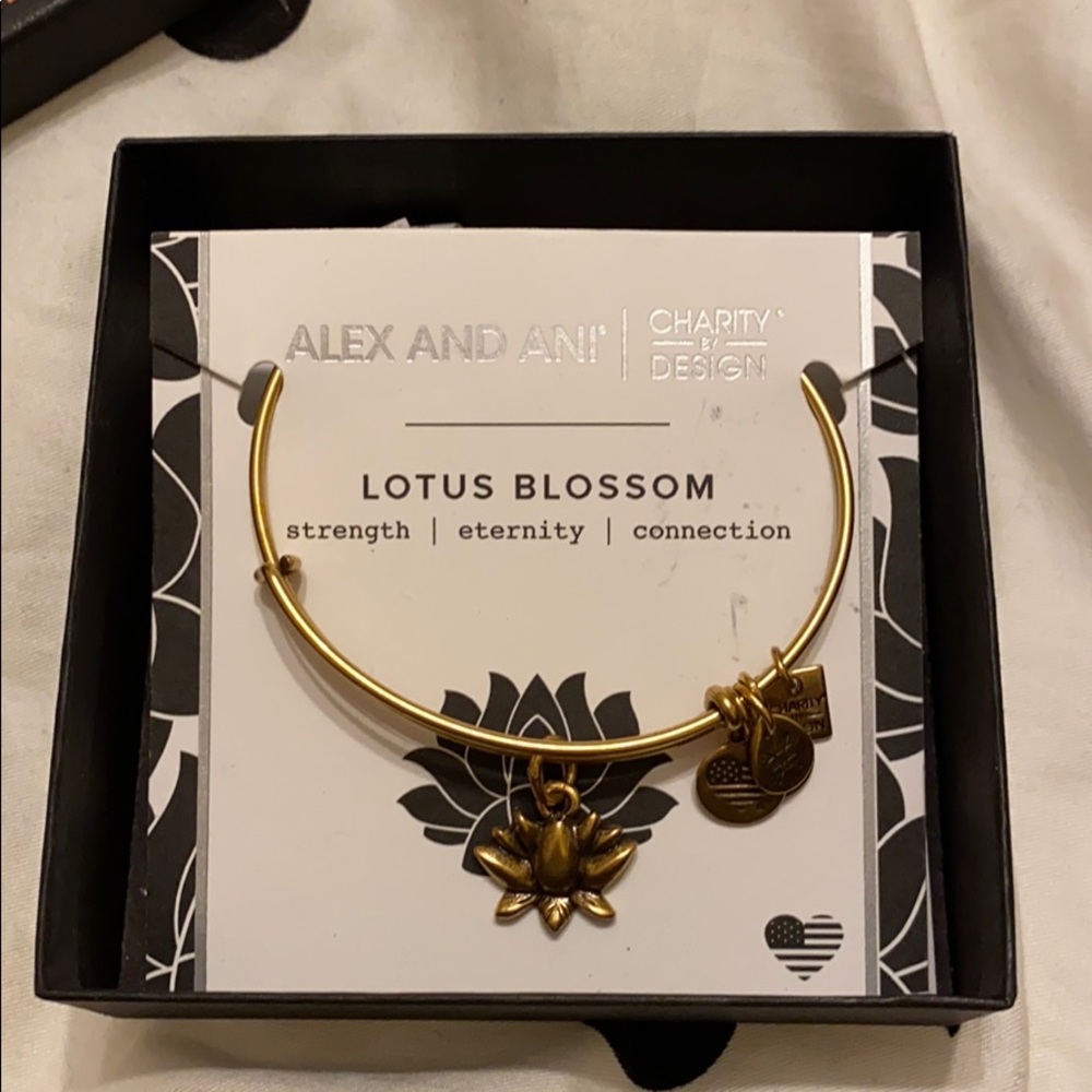 Alex and Ani Lotus blossom bracelet